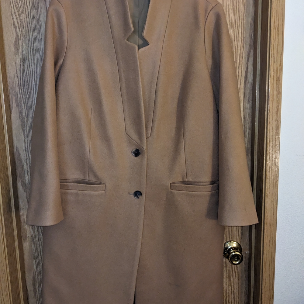 Old Navy Camel Coat Wool Blend